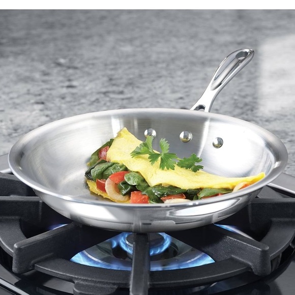 Calphalon Silver Triply Stainless Steel Fry Pan 8” NWT - Picture 5 of 6